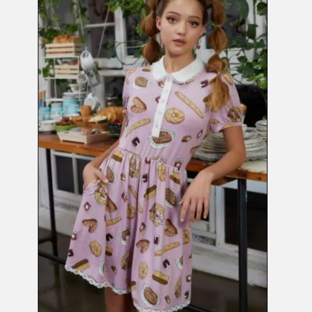 Studio Ghibli Kiki's Delivery Service Her Universe Sweets Bread Dress - Medium